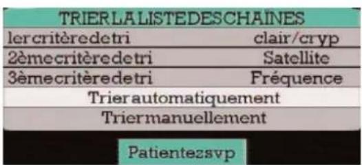 VISIONIC VNA 3401 - Organisation des chaînes - 2