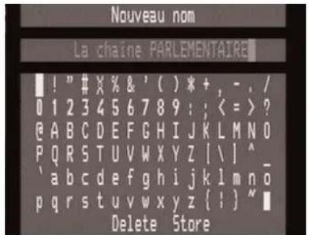 VISIONIC VNA 3401 - Edition du Nom de la Chaîne / Réglage Horaire - 2