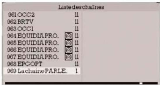 VISIONIC VNA 3401 - Edition du Nom de la Chaîne / Réglage Horaire - 3