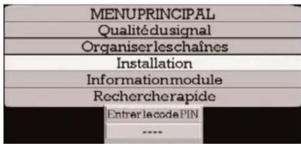 VISIONIC VNA 3401 - Contrôle PIN - 4