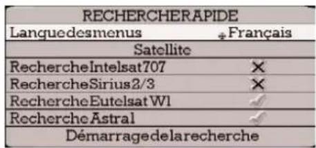 VISIONIC VNA 3401 - Réglage de la langue - 4