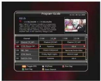 Octagon HD Noblence SF 1028P - - Enregistrement effectué par le programme au moyen d'EPG : - 2