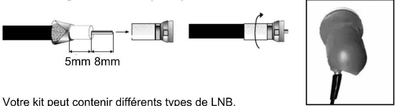 ASTRELL AST511 013143 - D - Montage de la tête (LNB) - 1