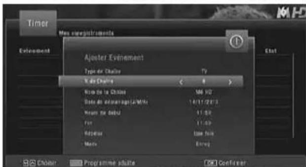 ASTRELL AST511 013143 - Enregistrer une émission future : - 2