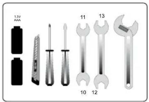 ASTRELL AST511 013143 - B - Eléments et outils nécessaires : - 1