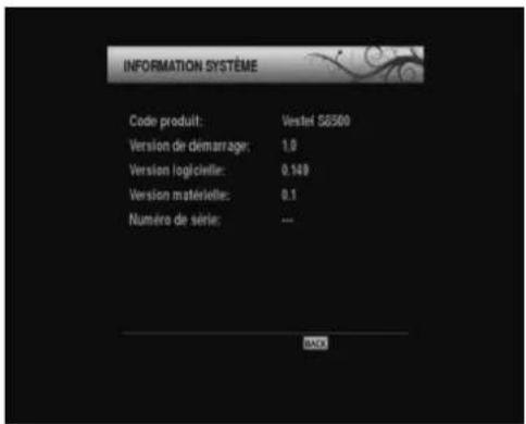 Clayton CLS310B - Informations système - 1