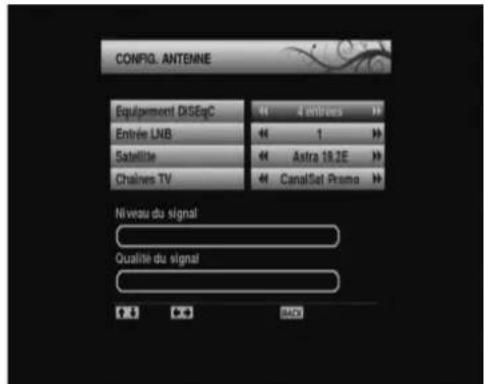 Clayton CLS310B - Confi guration de l'antenne - 1