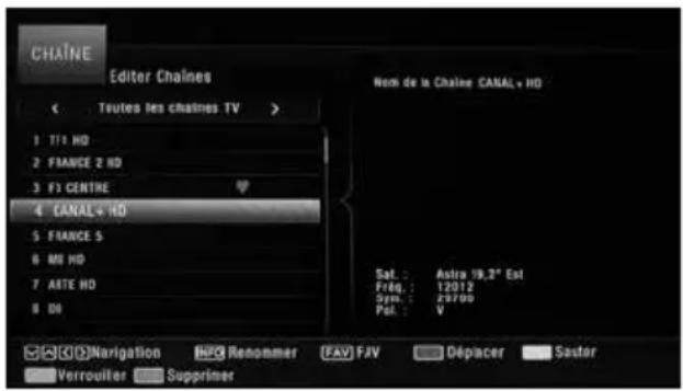 ASTRELL MET441 013136 - Créer une liste de chaînes favorites : - 1