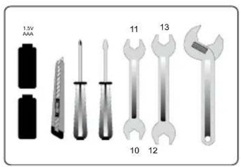 ASTRELL MET441 013136 - B - Eléments et outils nécessaires : - 1