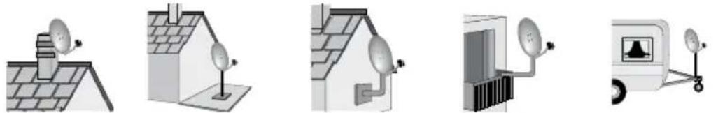 ASTRELL Fransat 013130 AST943 - A - Choix de l'emplacement et assemblage de la parabole - 1