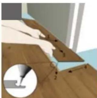 Kährs Woodloc 5S - Utiliser l'outil de verrouillage horizontally - 6