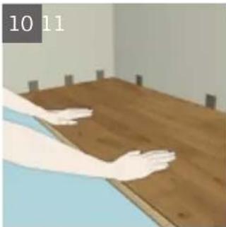 Kährs Woodloc 5S - Utiliser l'outil de verrouillage horizontally - 1