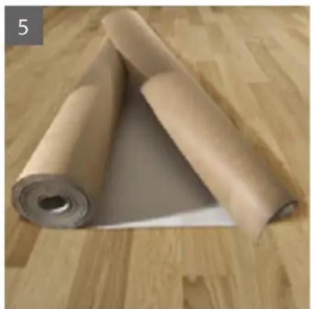 Kährs Woodloc 5S - Instructions de pose pour pare-vapeur et couches intermédiaires - 5