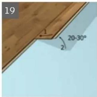 Kährs Woodloc 5S - En cas d'installation de droite a gauche - 1