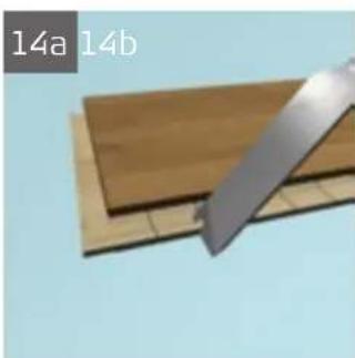 Kährs Woodloc 5S - Utiliser l'outil de verrouillage horizontally - 5