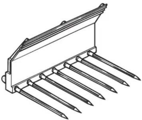 Genie GTH2506 - ■ FOURCHE A FUMIER (SEULEMENT POUR AGRI-625) - 1