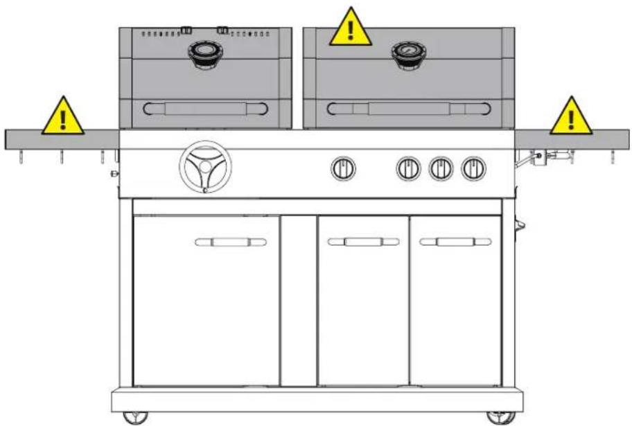 Jamie Oliver Dual Fuel - ATTENTION AUX SURFACES CHAUDES : - 1