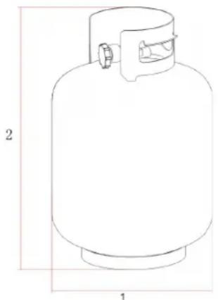 Jamie Oliver Dual Fuel - PLYNOVÁ LAHEV - 1