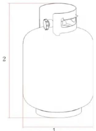 Jamie Oliver Dual Fuel - GASFLES - 1