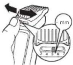 PHILIPS Multigroom MG3712 - Pettine mm - 1