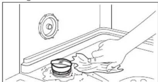 AEG FFB52600ZW - Comment replir le réservoir de sel - 2