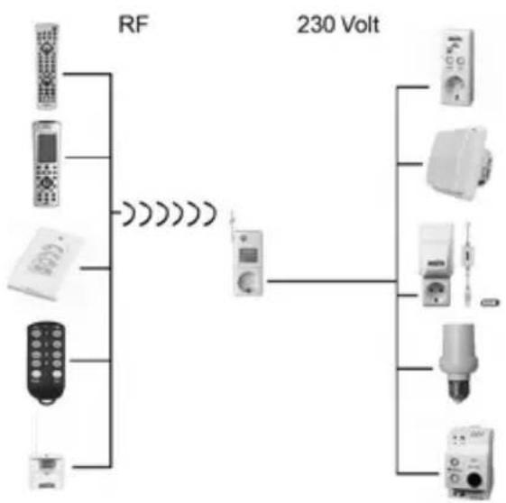 MARMITEK TM13 F - Il modulo TM13 funziona con i seguenti trasmettitori: - 1