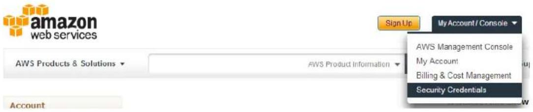 QNAP VS8124URP PRO+ - Étape 2 : Obtenez votre ID Clé d'accès et votre Clé d'accès secrête - 1