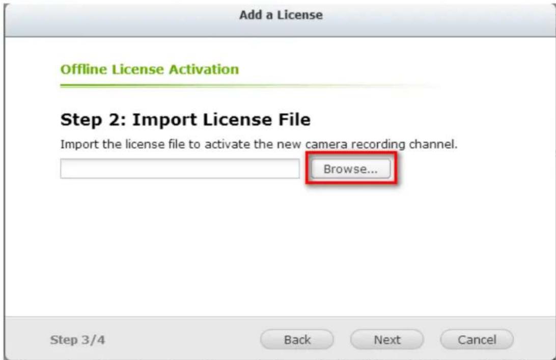 QNAP VS8124URP PRO+ - Activation hors ligne - 7