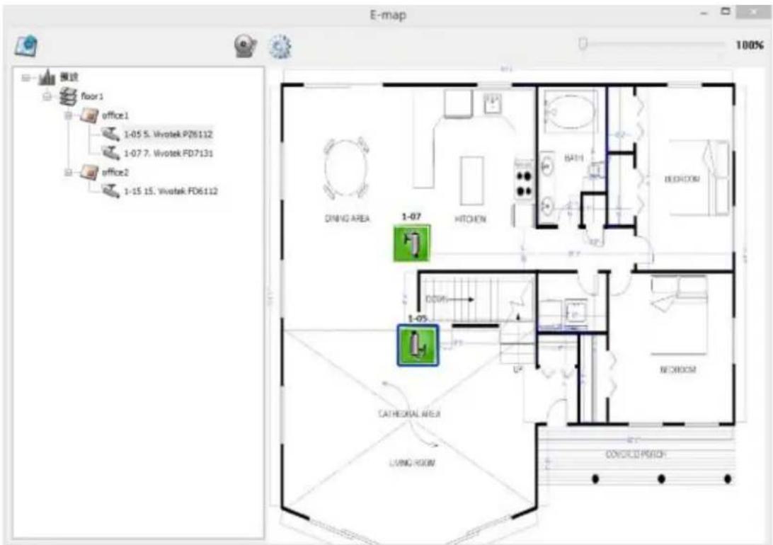 QNAP VS8124URP PRO+ - Ajouter un composant de carte ou une E-map - 3