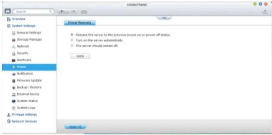 QNAP VS8124URP PRO+ - Alimentation - 1