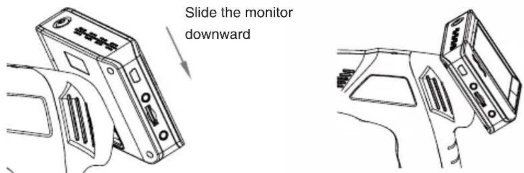 dnt Findoo ProfiLine Plus - Mounting the monitor - 1