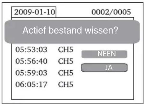 dnt Findoo ProfiLine Plus - Video's en beelden wissen - 1