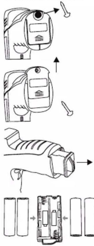 dnt Findoo ProfiLine Plus - Batterien einlegen - 1