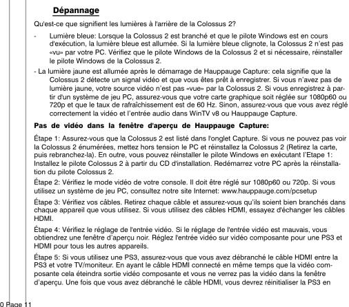 HAUPPAUGE Colossus 2 - Utilisation de Hauppauge capture - 7