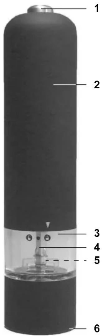 QUIGG GTSPM03 - Teile + Bedienelemente - 1