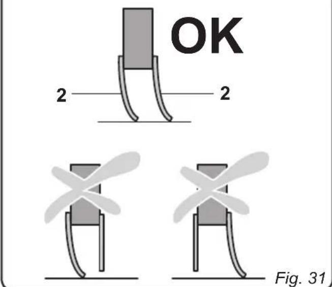 Ghibli S4 Explorer - 11.1.h - Réglage incidence suceur (Fig. 31) - 3