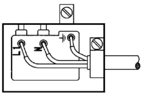 BRANDT WD1014X - Antes de efectuar a ligação, verifique que os cabos electricos tem uma secção adequada para alimentar normalmente o aparecido. O fusível da instalação deve ser de 10 amperes. - 1