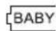 STABO Babymonitor 1800 - Affichages sur l'afficheur LCD (appareil bébé/parents) - 3