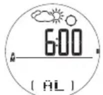 OREGON SCIENTIFIC RA282 - IMPOSTARE ICONA METEO / LIVELLO DEL MARE / ALLARME ALTITUDINE - 1
