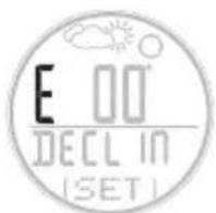 OREGON SCIENTIFIC RA282 - SET THE DECLINATION - 2