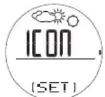 OREGON SCIENTIFIC RA282 - IMPOSTARE ICONA METEO / LIVELLO DEL MARE / ALLARME ALTITUDINE - 3