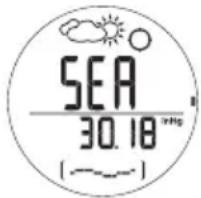 OREGON SCIENTIFIC RA282 - SET THE ALTITUDE ALARM / SEA LEVEL / WEATHER - 2
