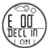 OREGON SCIENTIFIC RA282 - RÉGLER LA DÉCLINAISON - 1