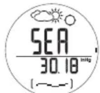 OREGON SCIENTIFIC RA282 - IMPOSTARE ICONA METEO / LIVELLO DEL MARE / ALLARME ALTITUDINE - 2