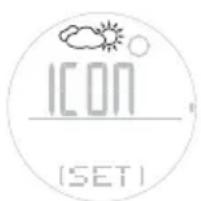 OREGON SCIENTIFIC RA282 - IMPOSTARE ICONA METEO / LIVELLO DEL MARE / ALLARME ALTITUDINE - 6