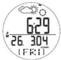 OREGON SCIENTIFIC RA282 - RÉGLER L'ALARME QUOTIDIENNE / LA ZONE HORAIRE / LA TONALITE DES TOUCHES - 2