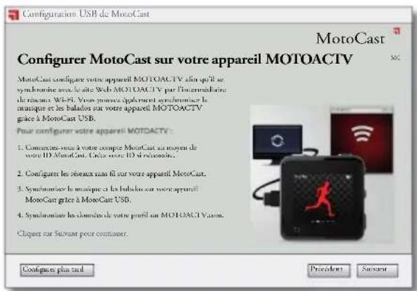 MOTOROLA MOTOACTV - CONFIGUREZ VOTRE ORDINATEUR - 1