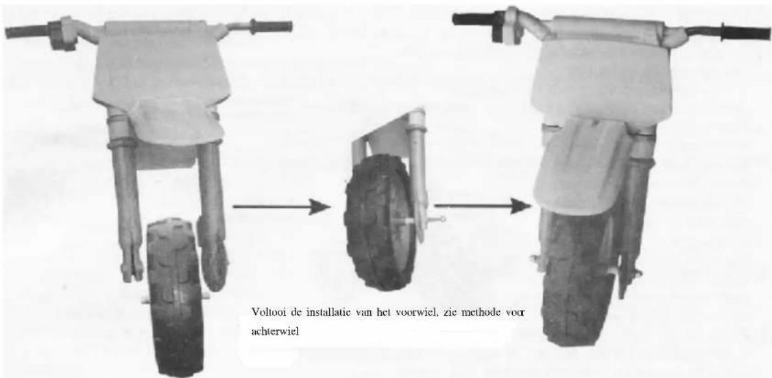 Marquant YQ606 - Installatie van scherm links en rechts, zie tekening 4 - 2