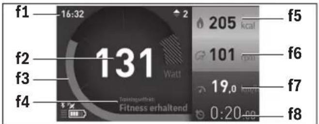 BOSCH Nyon - Käyttömoodi "Fitness" - 1