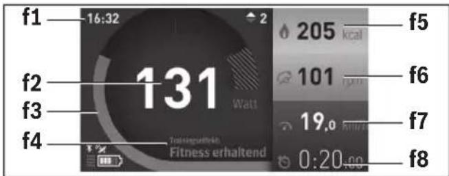 BOSCH Nyon - Modalità operativa «Fitness» - 1
